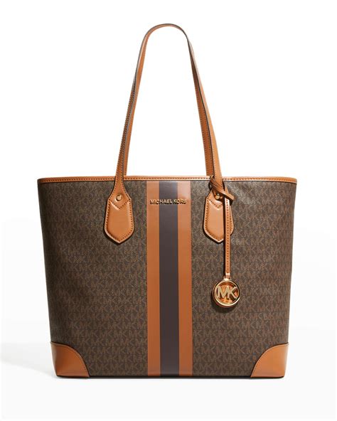 michael kors leather tote and shopper bag|Michael Kors large monogram tote.